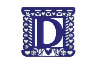 Papel Picado Alphabet D: Design Review for Business Merch