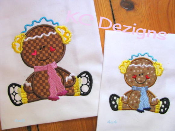 Winter Ginger 03 Applique Review for Craft Fair Sellers